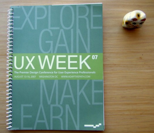 UX Week 2007 Program